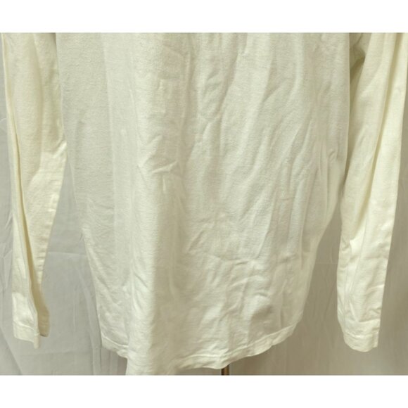 Vtg Tommy Hilfiger Mens XL White/Cream #85 Logo Spellout Long Sleeve T-Shirt - Picture 9 of 10